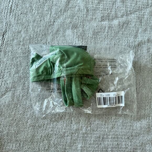 J. Crew Green Over the Shoulder Scoop Neck Heritage Bikini Top - Small - NWT - Picture 2 of 2